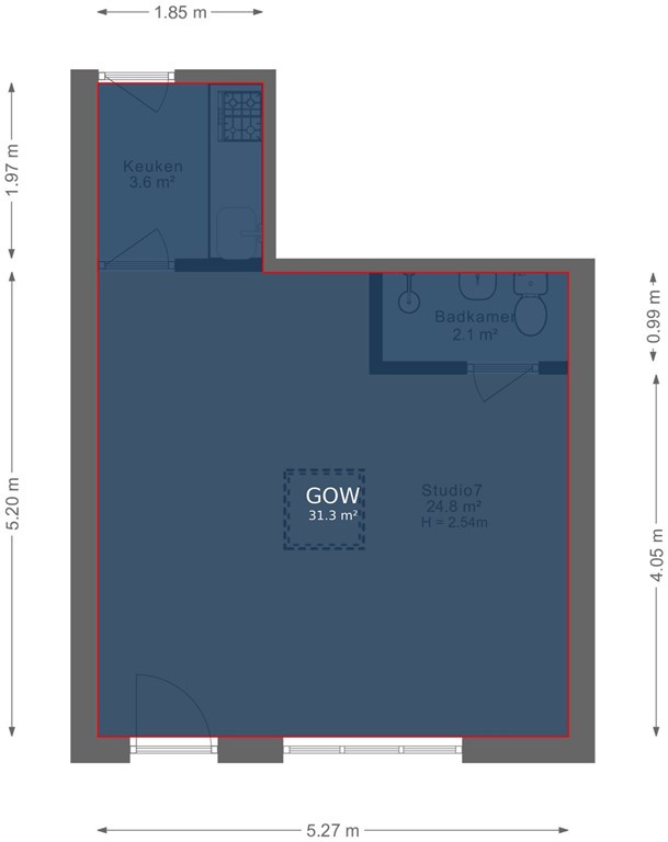mediumsize floorplan